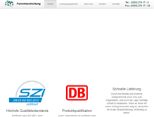 Tablet Screenshot of dsp-pulver.de